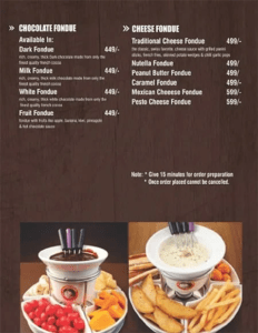 The chocolate room franchise