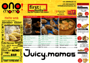 ono! momo food menu