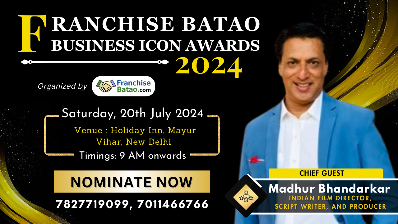 Franchise Batao Business icon Awards in Delhi